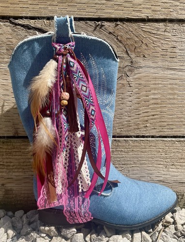 Pink western boot tassels for - western,