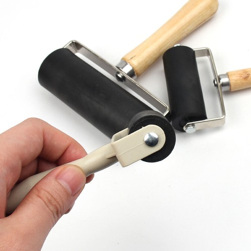 Hard rubber roller printing - hard,