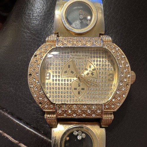 Techno king quartz - gold, tone