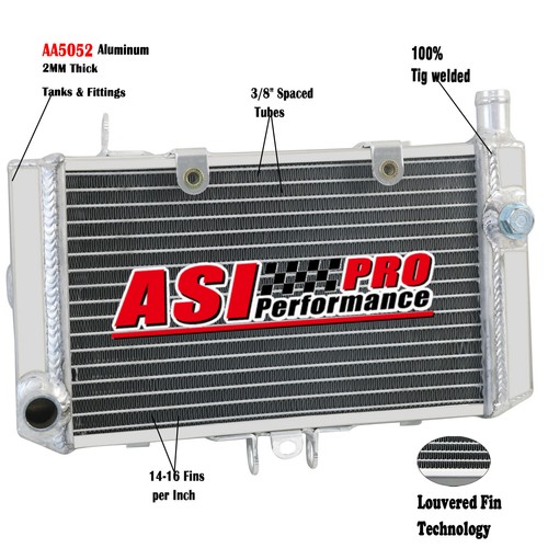 Aluminum motorcycle radiator - aluminum,
