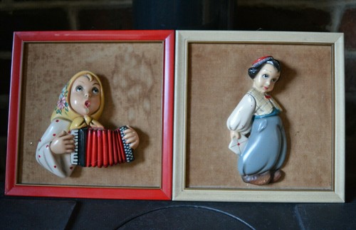 Sarem chalkware wall plaques - sarem,