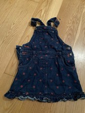 Blue Denim/red Flower Design