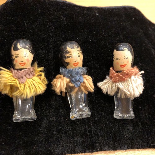 Antique hula doll perfume - antique,