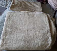 Next Brown Single Fluffy Bedding & Pillowcase