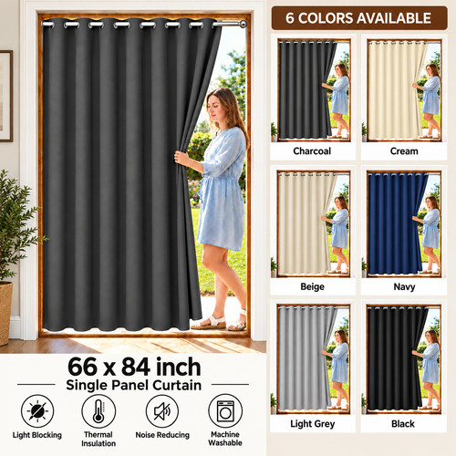 66x84 blackout curtain 2 - 66x84, 1/2