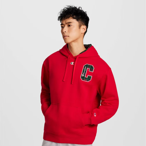 Champion men plaid hooded - plaid,