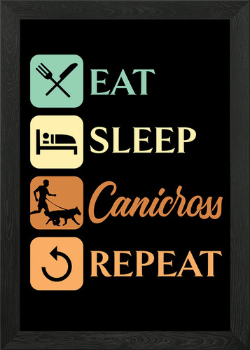 Eat sleep canicross repeat - sleep,