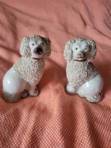 Pair poodle dog - pair, ornaments