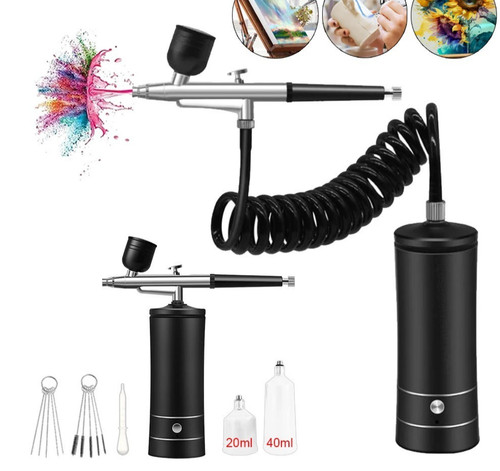 Airbrush kit with compressor - kit,