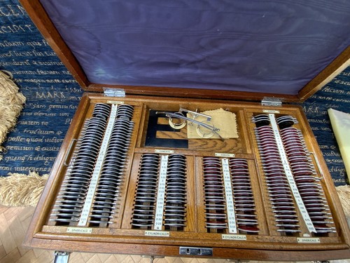 Antique 1900s opticians lens - antique,