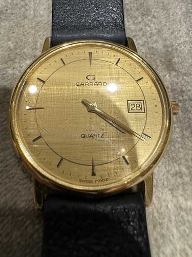 Garrard quartz solid 9ct - 9ct, gold