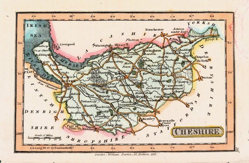 Original antique map - antique, of