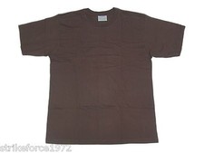 NEW  Brown Cotton Army T