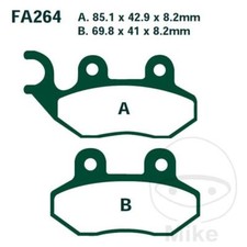 PAIR OF EBC PADS SFAC264