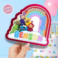 Teletubbie cake topper -