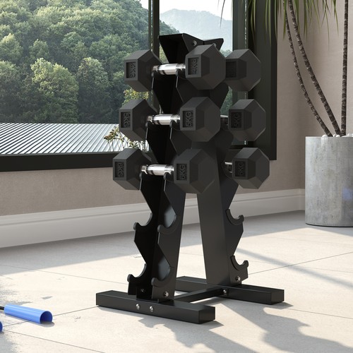 Tier dumbbell rack with 6 - 5-tier,