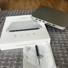 USB-C Hub Mac Mini M1/M2/M4/STUDIO SATA Hard Drive Type-C or SSD Case Enclosure