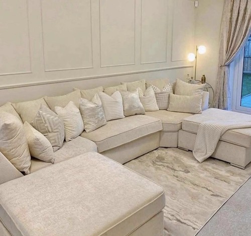 Sofa set cream chenil - sofa, |