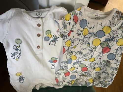 Peter rabbit rompers 0 3 - peter,
