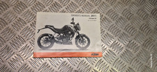 Genuine 2011-2016 KTM / 125 Duke / 200 Duke / Various English Owners Manual