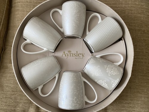 Aynsley silver brocade mug - aynsley, 6