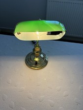 Brass Bankers Desk Lamp 13inch