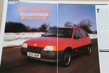 Original 1985 Autocar extracted mag road test: VAUXHALL ASTRA Mk2 1.6 SR