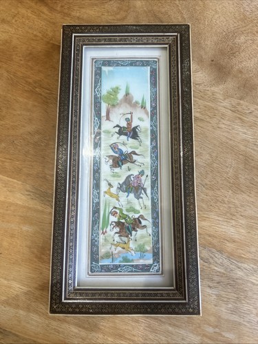 Vintage persian miniature - vintage,