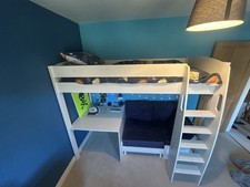 Stompa high sleeper with desk