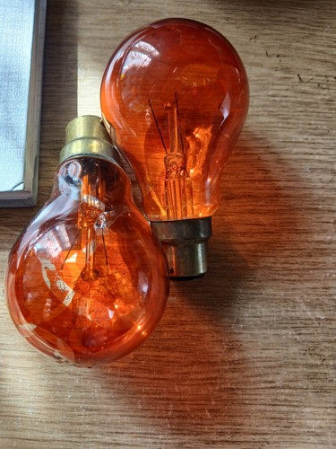 Pair old school light - pair, of