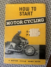 How To Start Motorcycling Book vintage motorcycle  