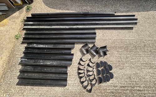 Guttering 12mm black down - guttering,