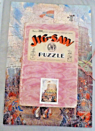 Chad valley wooden jigsaw - chad,