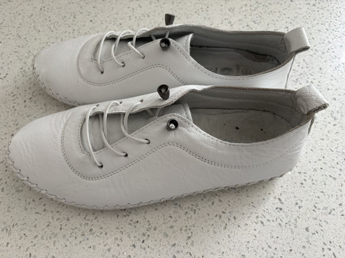 Pavers ladies leather slip - pavers, slip-on