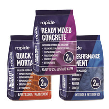 Rapide Hi-Performance Dry Cement Ready Mixed Concrete Quick Set Mortar 2kg