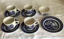 Churchill China. BLUE WILLOW