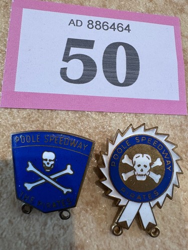 Poole pirates speedway enamel - pirates,
