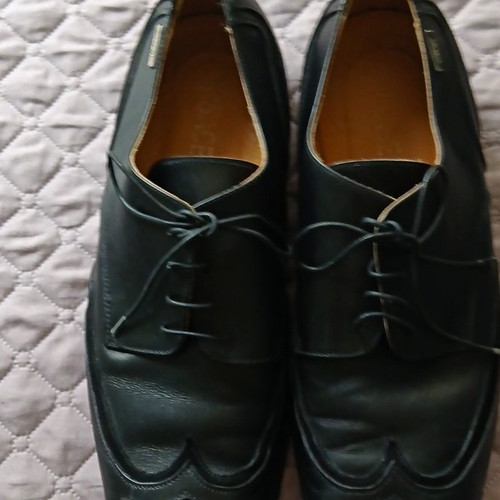 Versace men black leather - versace,