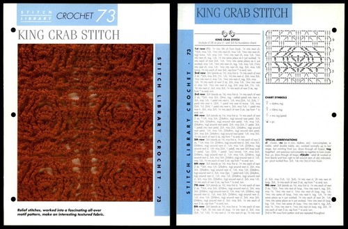 King crab stitch - stitch, creative