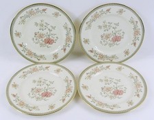 4 x Minton Jasmine Side Bread Cake Plates 6.5" (16cm) Fine Bone China Vintage
