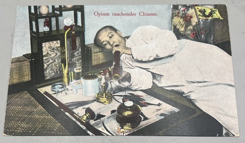 Chinese opium smokers post - chinese,