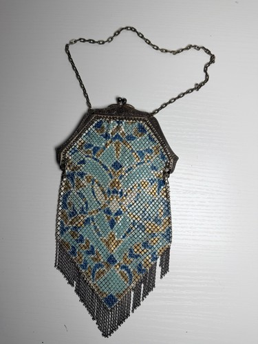 Mandalian enameled mesh art - enameled,