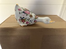 “Crown” Bone China Duck Ornament