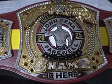 WWE John Cena Brussels Official Replica Spinner Belt Nunber 114/115