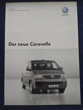 VW Bus T5 Caravelle price list
