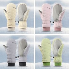 Warm Windproof Waterproof Snowboard Cycling Mittens Women Mittens Ski Gloves