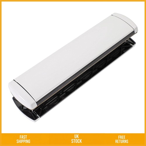 Sleek white door letterbox - sleek,