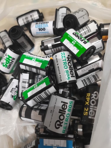 35mm empty used film - 35mm,