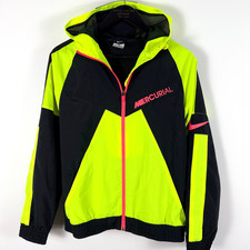 Nike Jacket XL Black Neon Hyper Pink Windbreaker Mercurial Hooded *Deadstock*
