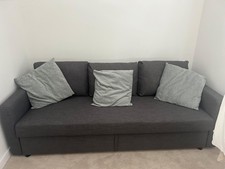 Ikea FrihetenThree-seat sofa-bed in Skiftebo dark grey